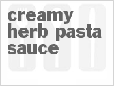 recipe for creamy herb pasta sauce