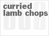 recipe for curried lamb chops