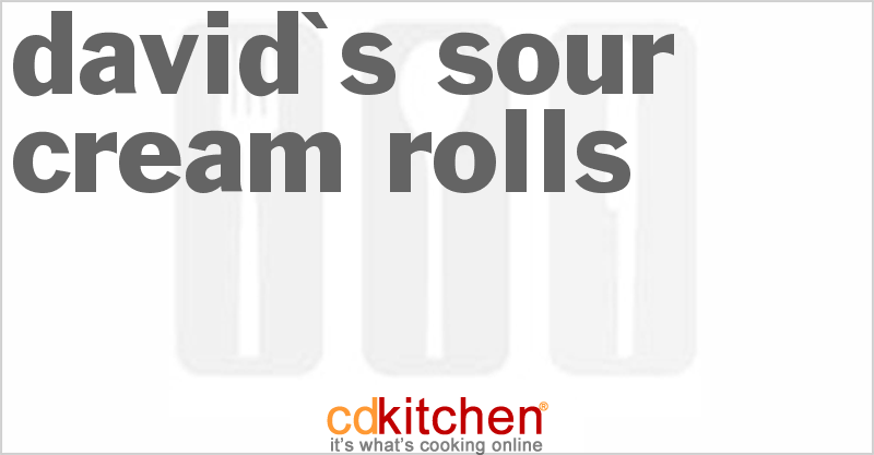 David's Sour Cream Rolls - CDKitchen.com