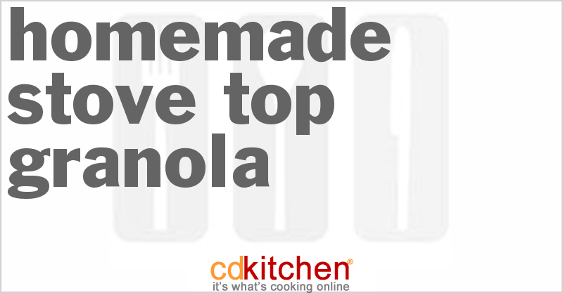 Homemade Stove Top Granola - CDKitchen.com