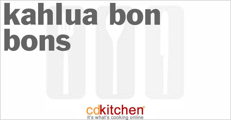 Kahlua Bon Bons - CDKitchen.com
