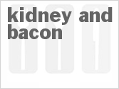 recipe for kidney and bacon