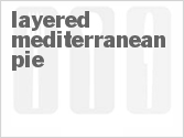 recipe for layered mediterranean pie