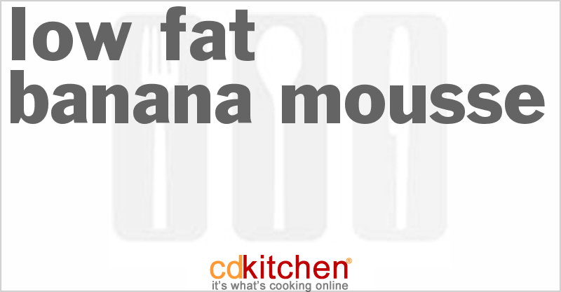 Low-Fat Banana Mousse - CDKitchen.com
