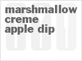 recipe for marshmallow creme apple dip