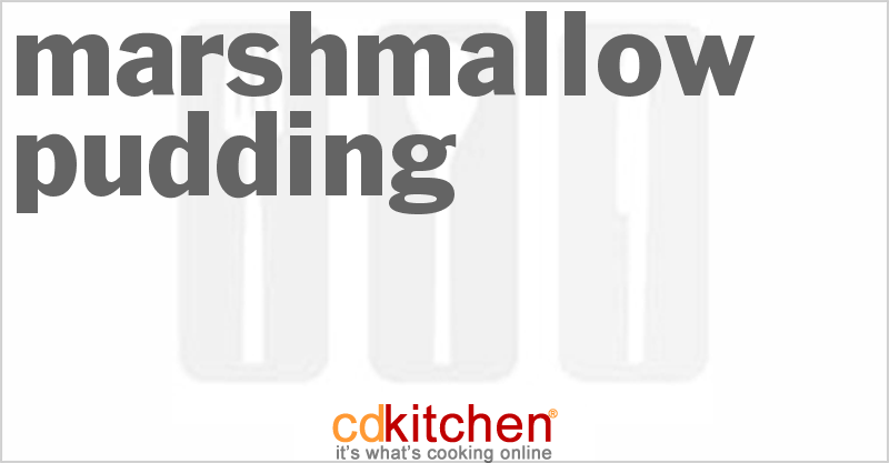 Marshmallow Pudding - CDKitchen.com