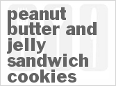 recipe for peanut butter and jelly sandwich cookies