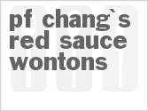 recipe for p.f. chang's red sauce wontons