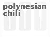 recipe for polynesian chili
