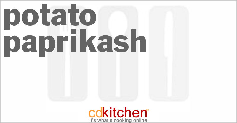 Potato Paprikash - CDKitchen.com