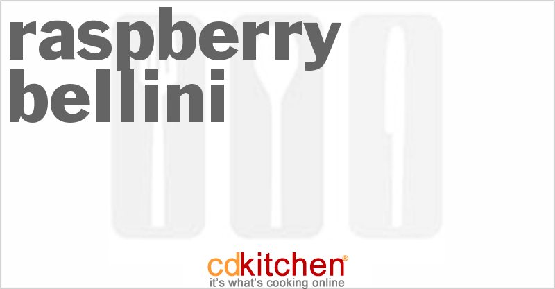 Raspberry Bellini - CDKitchen.com