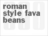 recipe for roman-style fava beans