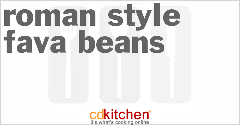 Roman-Style Fava Beans - CDKitchen.com