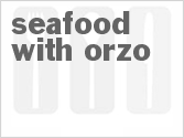 recipe for seafood with orzo