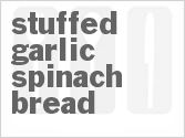 recipe for stuffed garlic spinach bread