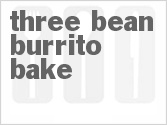 recipe for slow cooker three bean burrito bake