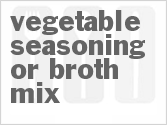 recipe for vegetable seasoning or broth mix