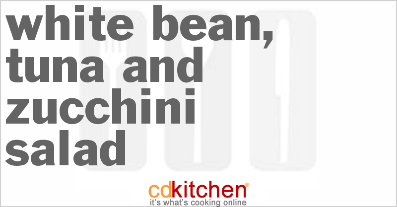 White Bean, Tuna And Zucchini Salad - CDKitchen.com