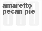 recipe for amaretto pecan pie