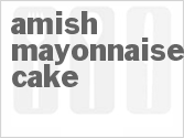 recipe for amish mayonnaise cake