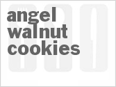 recipe for angel walnut cookies