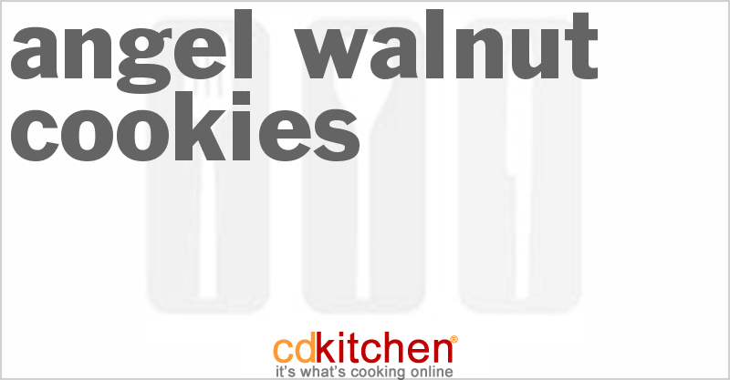 Angel Walnut Cookies - CDKitchen.com