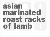 Asian-Marinated Roast Racks Of Lamb image