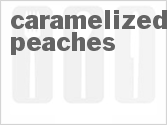 recipe for caramelized peaches