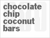 recipe for chocolate chip coconut bars