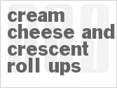 recipe for cream cheese and crescent roll-ups