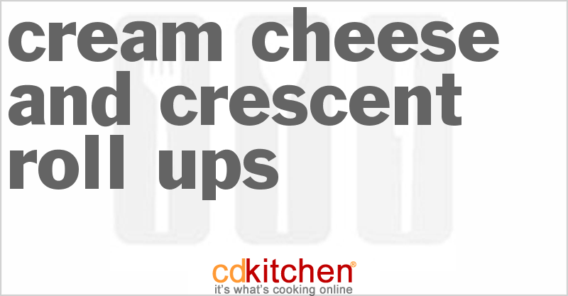 Cream Cheese And Crescent Roll-Ups - CDKitchen.com