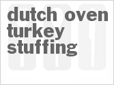 recipe for dutch oven turkey stuffing