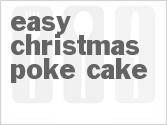 recipe for easy christmas poke cake