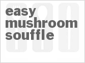 recipe for easy mushroom souffle