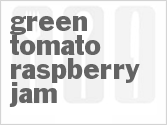 recipe for green tomato raspberry jam