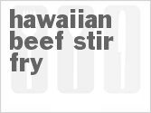 recipe for hawaiian beef stir-fry
