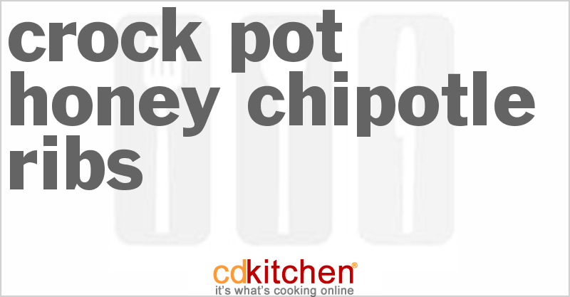 Honey Chipotle Ribs - CDKitchen.com