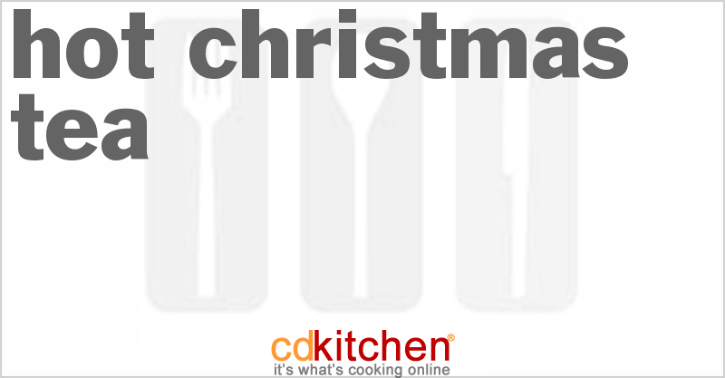 Hot Christmas Tea - CDKitchen.com