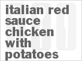 recipe for italian red sauce chicken with potatoes