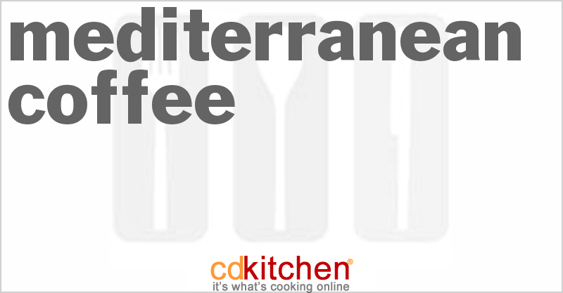 Mediterranean Coffee - CDKitchen.com