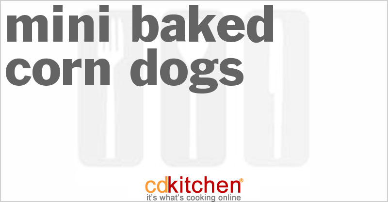 Mini Baked Corn Dogs - CDKitchen.com