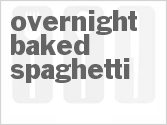 recipe for overnight baked spaghetti