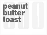 recipe for fried peanut butter toast