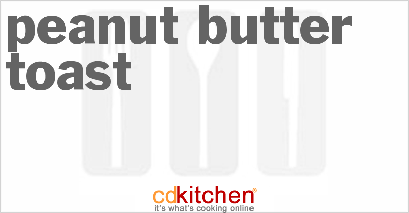 Fried Peanut Butter Toast - CDKitchen.com