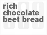 recipe for rich chocolate beet bread