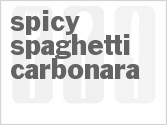 recipe for spicy spaghetti carbonara