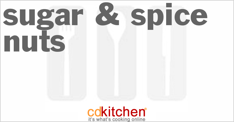 Sugar & Spice Nuts - CDKitchen.com