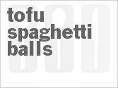 recipe for tofu spaghetti balls