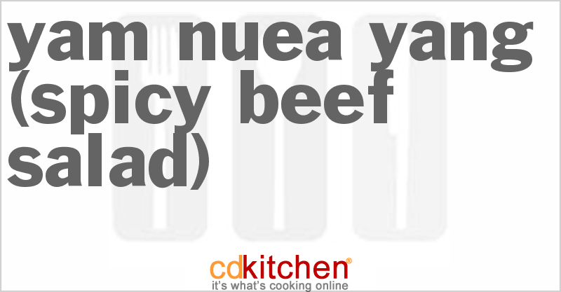 Yam Nuea Yang (Spicy Beef Salad) - CDKitchen.com