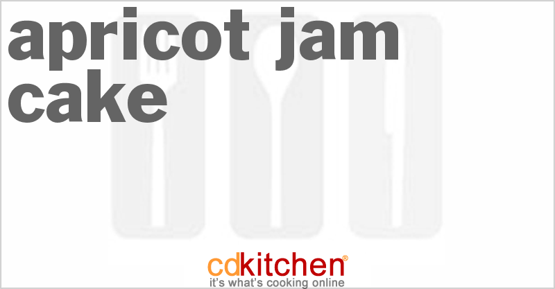 Apricot Jam Cake - CDKitchen.com